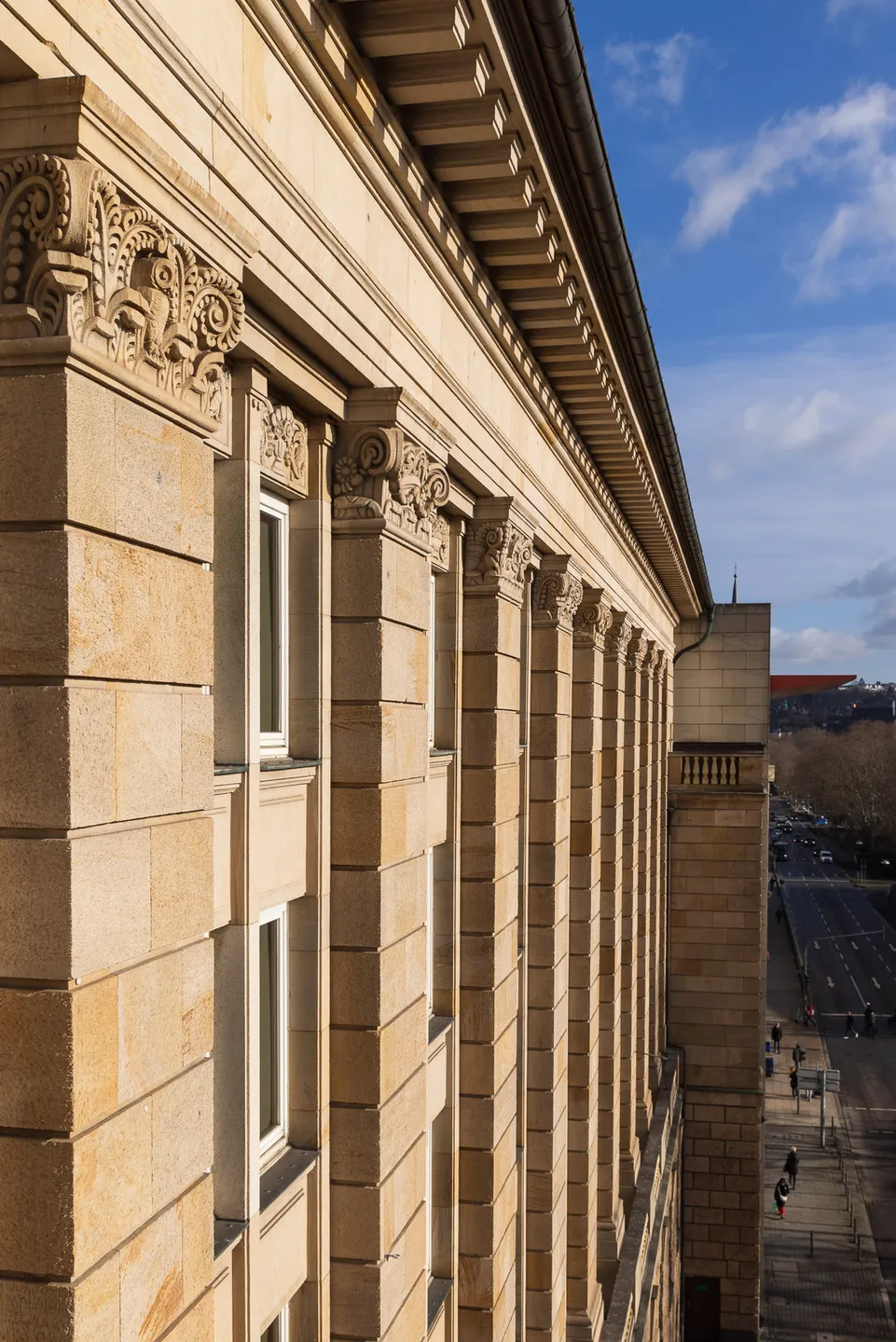 Vom Balkon der Landesbibliothek